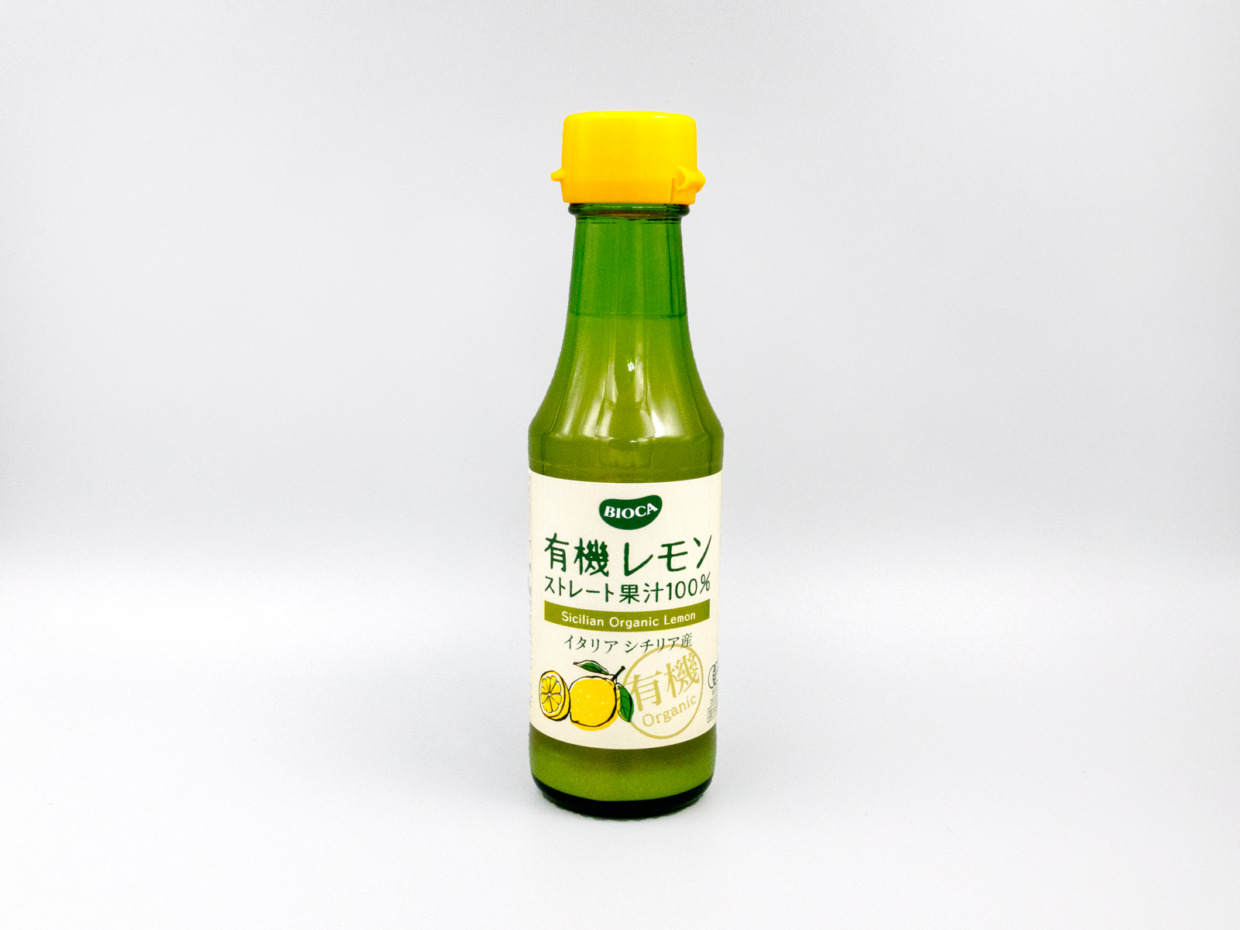 【ビオカ】有機レモン果汁ストレート100%　150ml　＜レモン果汁＞