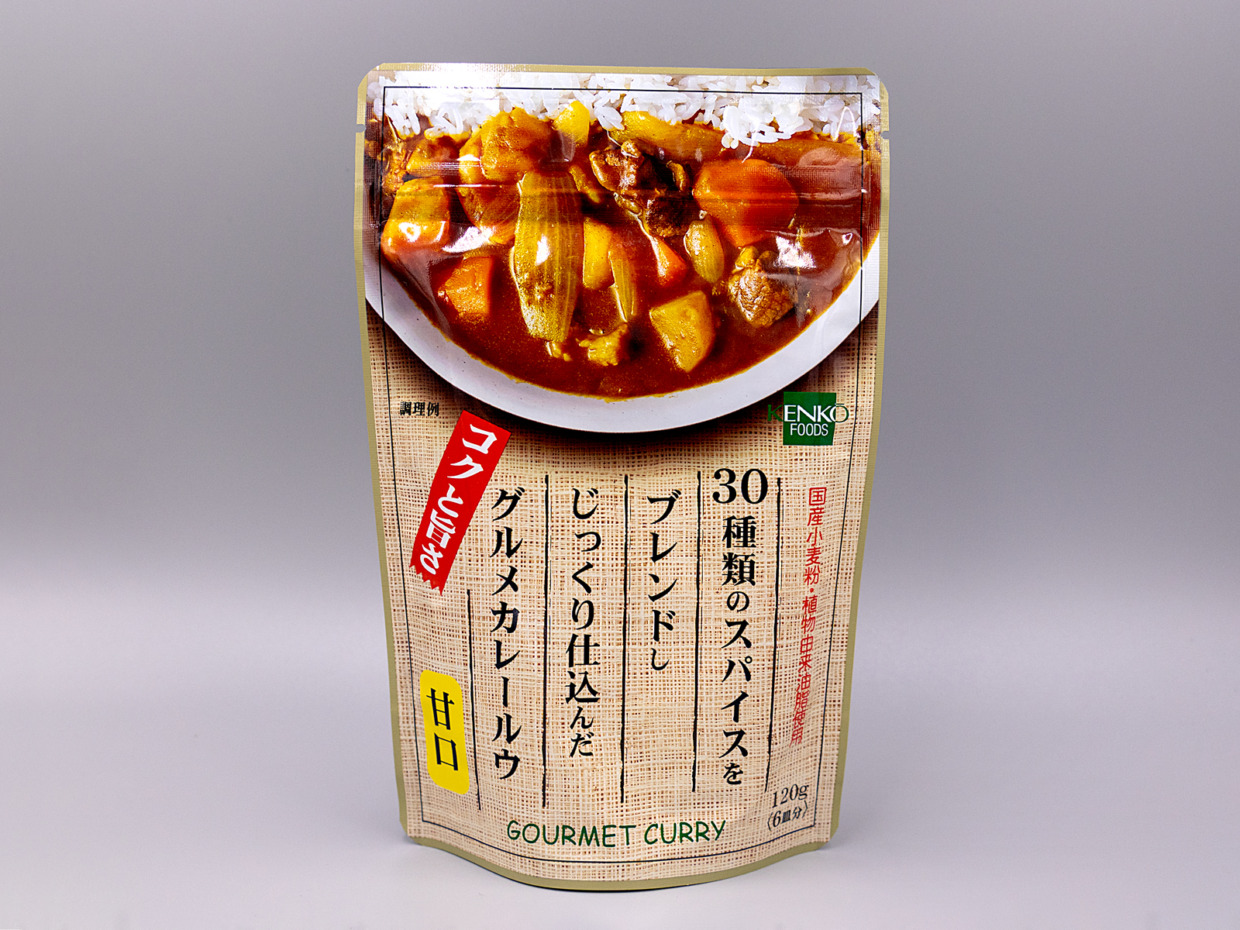 【健康フーズ】グルメカレールウ　甘口　＜カレー＞