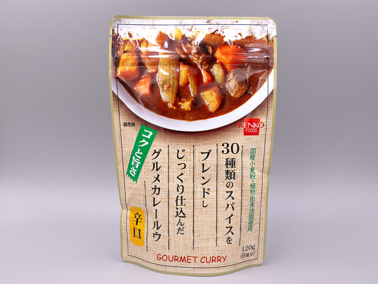 【健康フーズ】グルメカレールウ　辛口　＜カレー＞